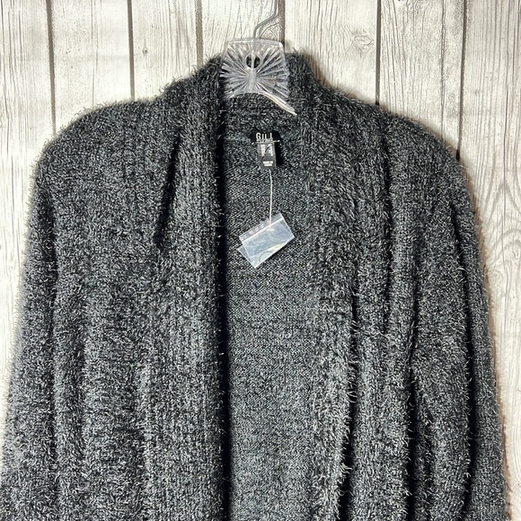G.I.L.I. Smushy Open Front Cardigan Size XS - Picture 2 of 11